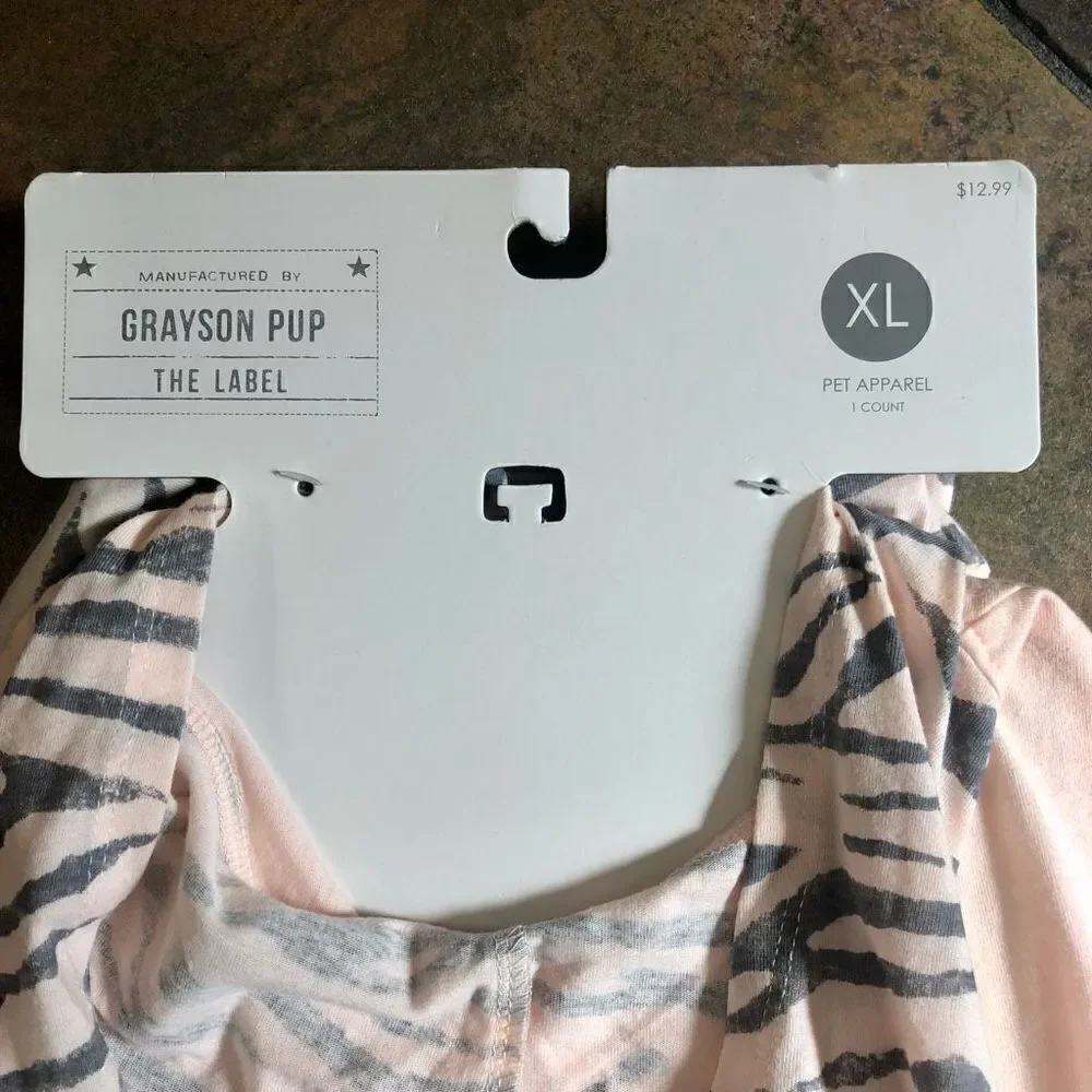 Grayson pup label